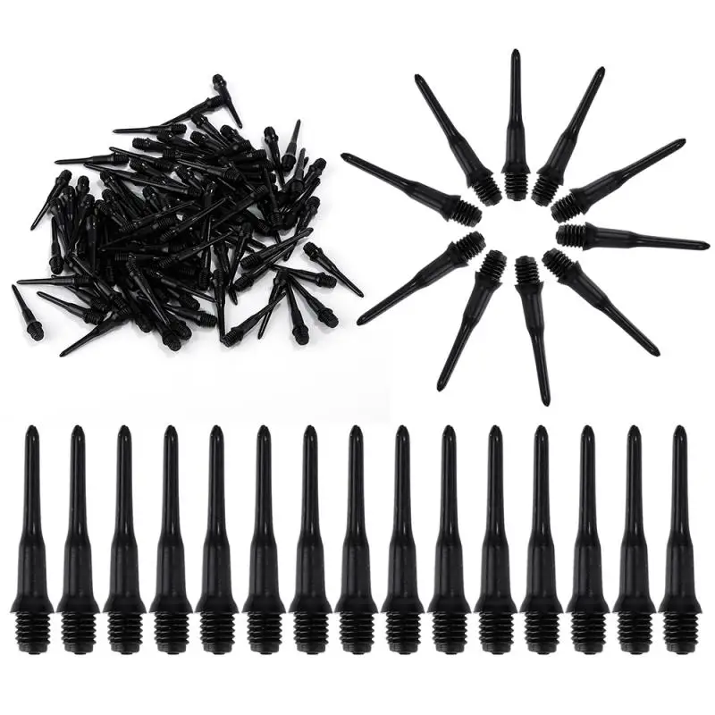 100 Pieces Of High Quality Replacement Kit Plastic Electronic Soft Dart Head 2BA Durable Wear-resistant Electronic Dart Head