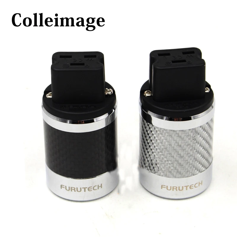 Hi-End Carbon Fiber Rhodium Plated 20A IEC Female power Plug Connector AudioPhile HIFI