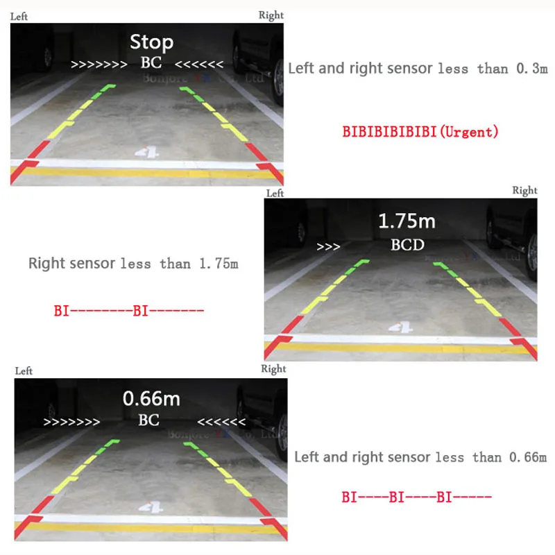 Koorinwoo Car Eur License Number Camera Electronics Radar detector 5 Monitor Parktronics for Car Parking Sensors Blind Reversing