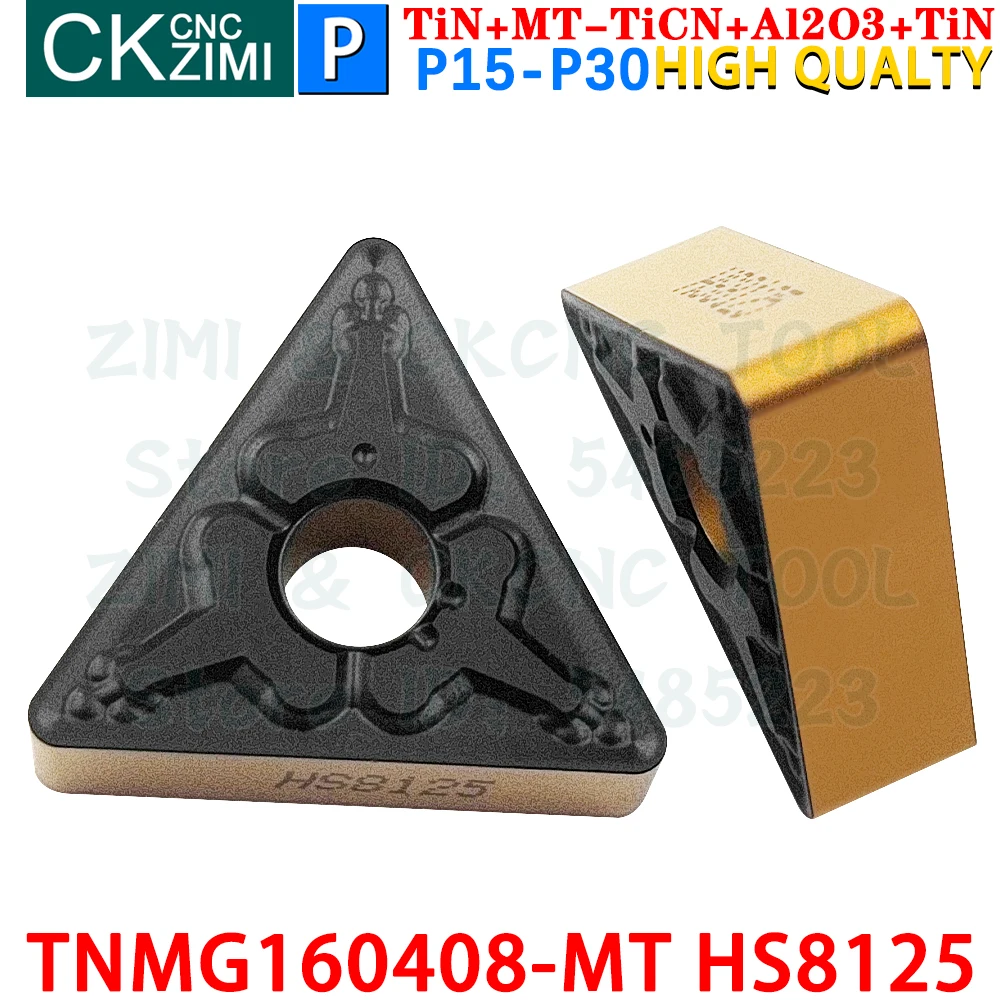 TNMG160408-MT HS8125 TNMG 160408 MT HS8125 Inserts En Carbure Inserts De Tournage Externes Outils Machine CNC Tour À Métal Outils De Coupe Pour L'acier