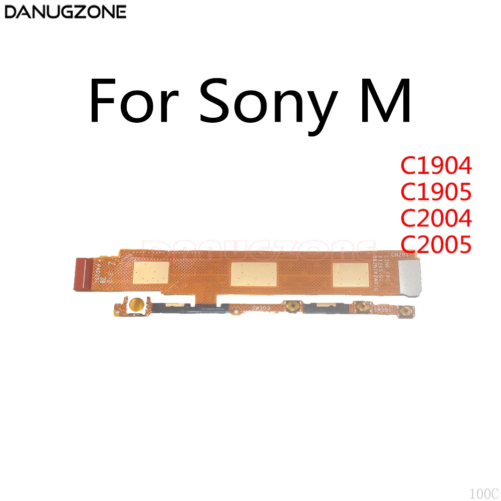 Power Button Switch Volume Mute Button Flex Cable For Sony XA F3111 F3112 M C1904 C1905 C2004 M2 S50H D2303 M4 E2303 M5 E5603