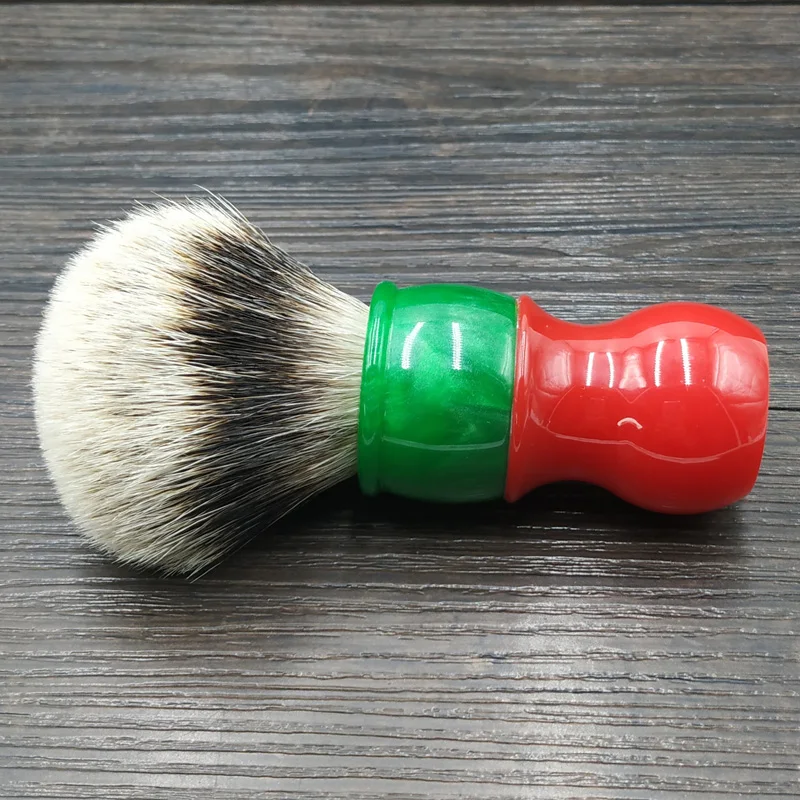 DSCOSMETIC 26mm Xmas handle 2band badger hair shaving brush