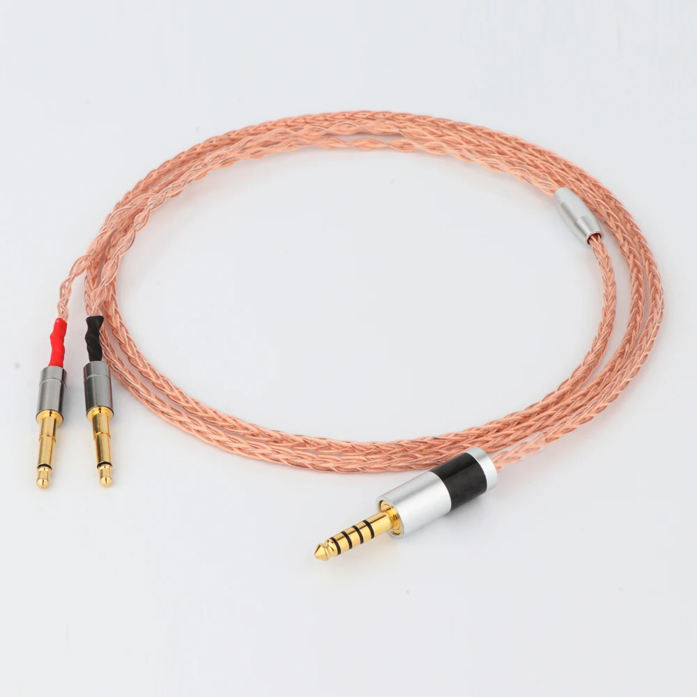 

1 piece Hifi Audio 8cores 4.4mm to 2.5mm male plug Headphones Cable Audio Upgrade Cable