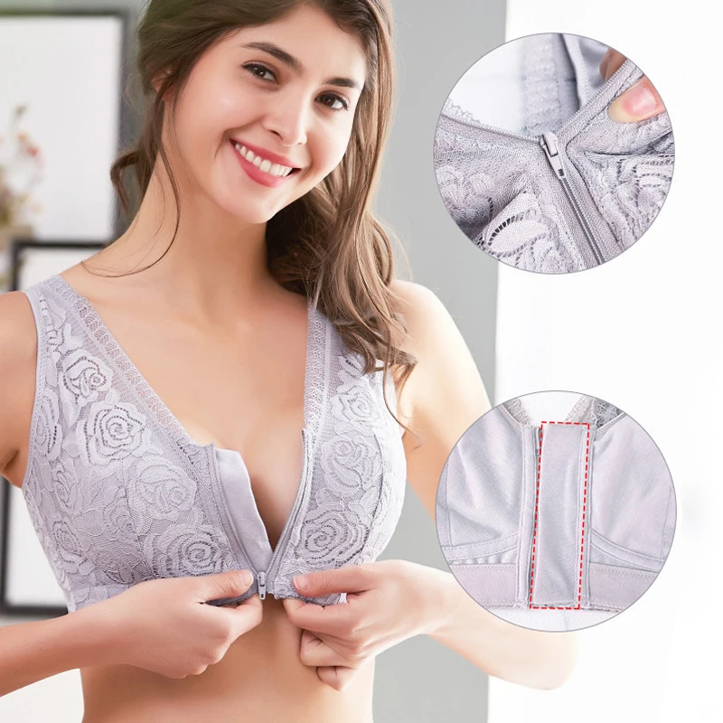 Women's Bra Sexy Lace Underwear Push Up Bras Big Plus Size Lingerie Free Shipping Brassiere Wire Free Bralette Bras For Women