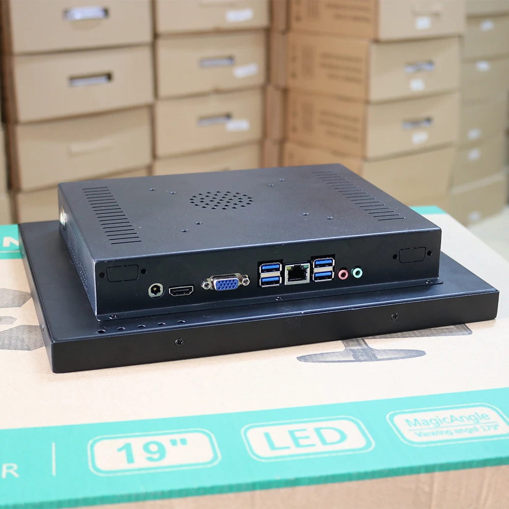 21.5 بوصة كمبيوتر لوحي صناعي AIO لوحة كمبيوتر مقاوم شاشة تعمل باللمس i3/i5/i7 المدمج في واي فاي Win10 Pro جزءا لا يتجزأ من تصاعد
