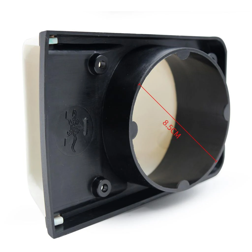 3 pollici copertura dello sfiato della barca Cowl Vent ventilatori barca motoscafo Yacht prese d\'aria copertura parete laterale ventilatore di