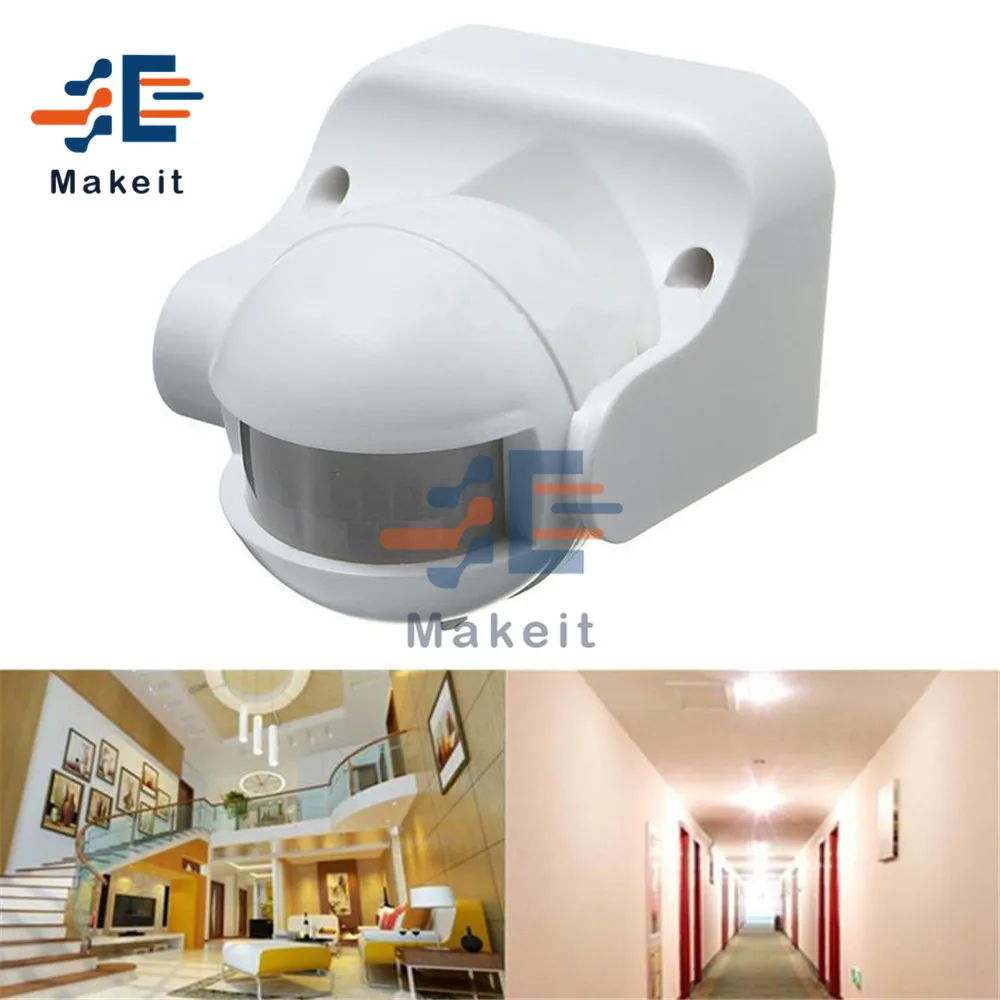 180 Graden Outdoor Pir Infrarood Motion Sensor Detector Beweging Schakelaar Ac 220V-240V IP44 Security Motion Sensor 50Hz 3-2000LUX