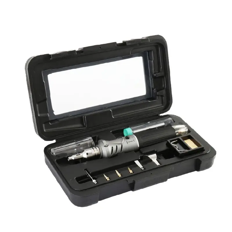 Gas Soldering Iron Case Set Multifunction HS-1115K Butane Lighter Spray Set Welding Equipment