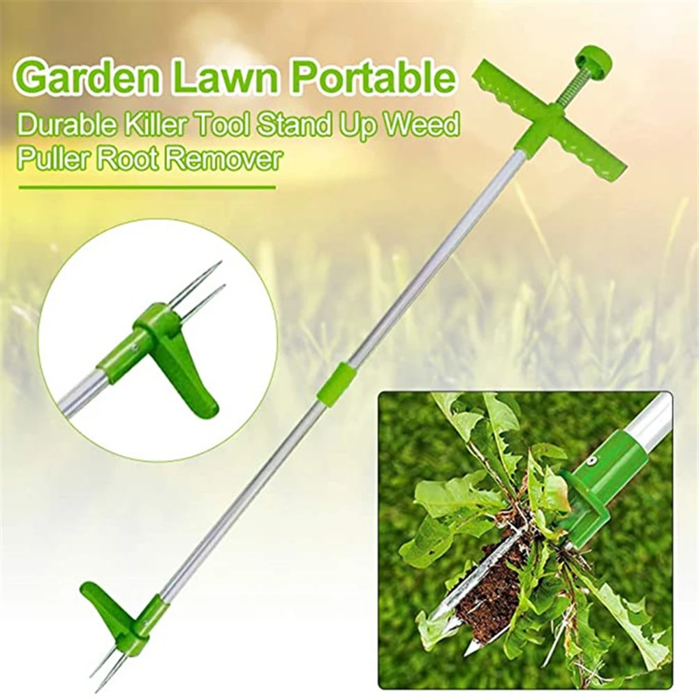 Killer Tool Portable Long Handled Lightweight Claw Weeder Durable Manual Outdoor Stand Up Garden Lawn Weed Puller Root Remover