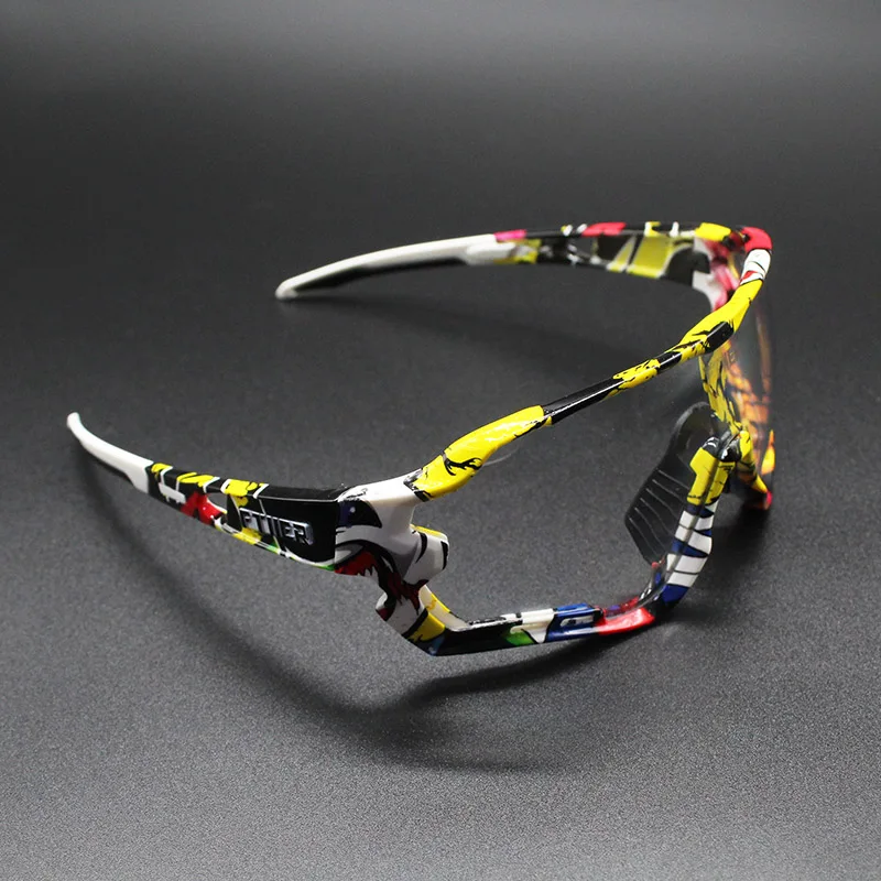 Photochromic Sunglasses Auto Lens TR90 Sports Cycling Discoloration Glasses Men Women MTB Road Bike Bicycle Eyewear