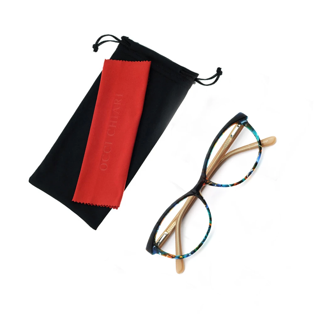 OCCI CHIARI Brand Designer Eyeglasses Radiation Protection Prescription Nerd Lens Medical Women Optical Glasses Frame PANA