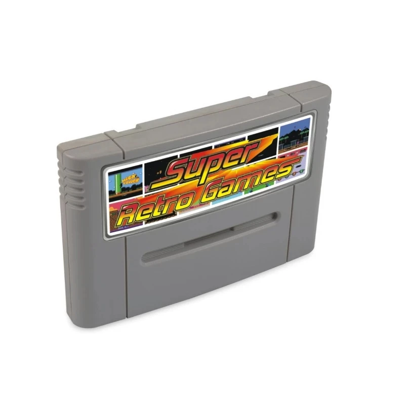 Consola de videojuegos Retro HD para TV, cartuchos de juegos Snes con 2 inalámbricos + 1 Gamepads con cable, tarjeta de juego gratis con 518 juegos para Nes