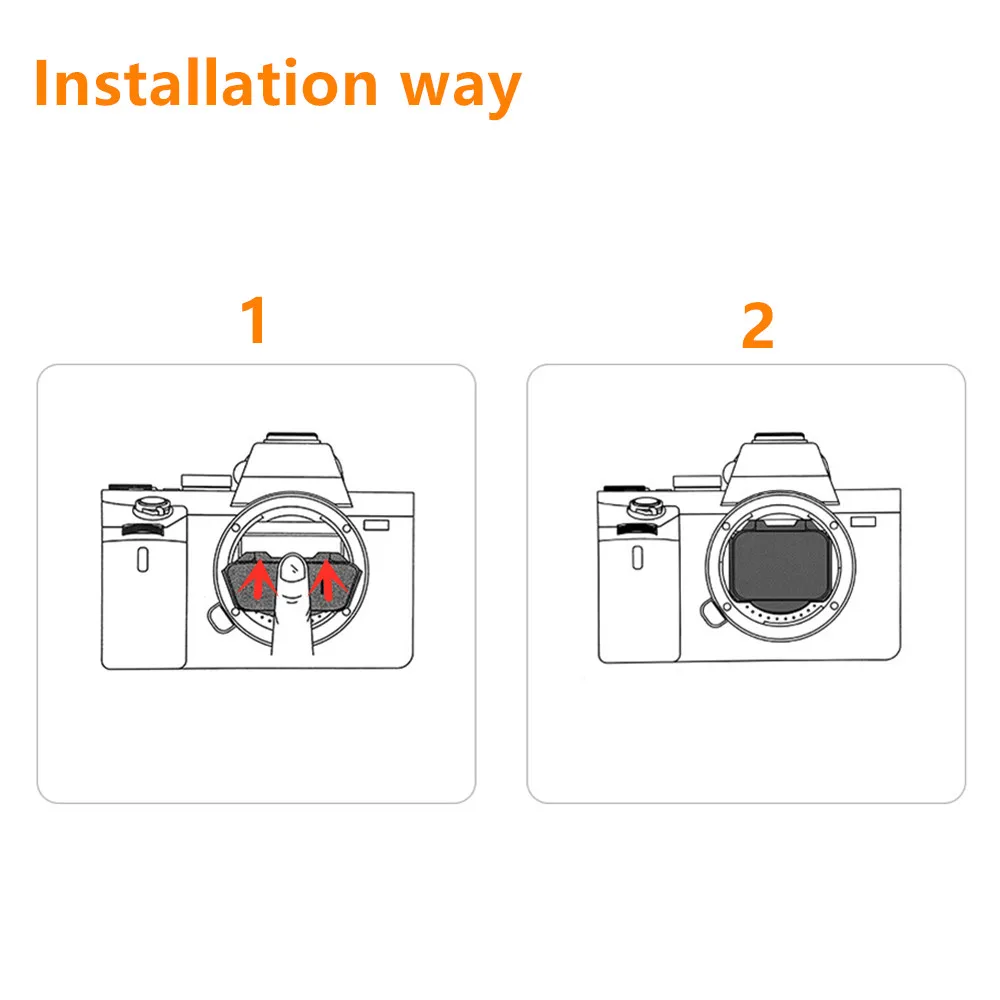 Clip-in CMOS Protector MC UV ND8 ND16 ND32 ND64 ND1000 Nachtfilter voor Sony A7R V A7 IV A7S III II A1 A9 A7C A7CII A9II