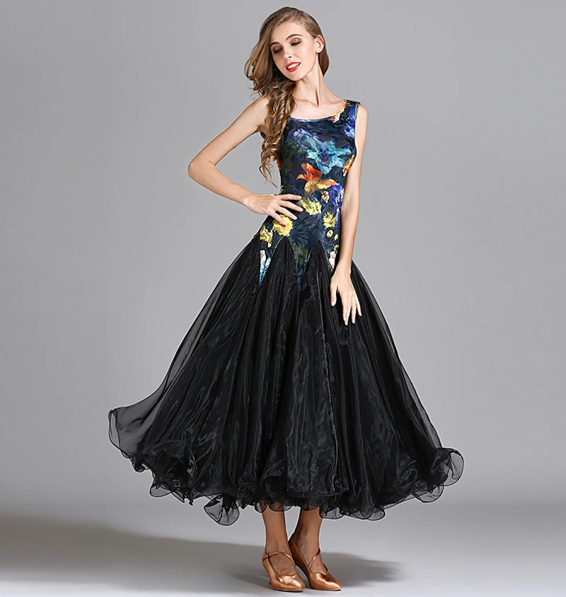 

Ballroom Dance Dresses Blue New Arrival High Quality Standard Waltz Dancing Skirt Ballroom Competition Dance Dress