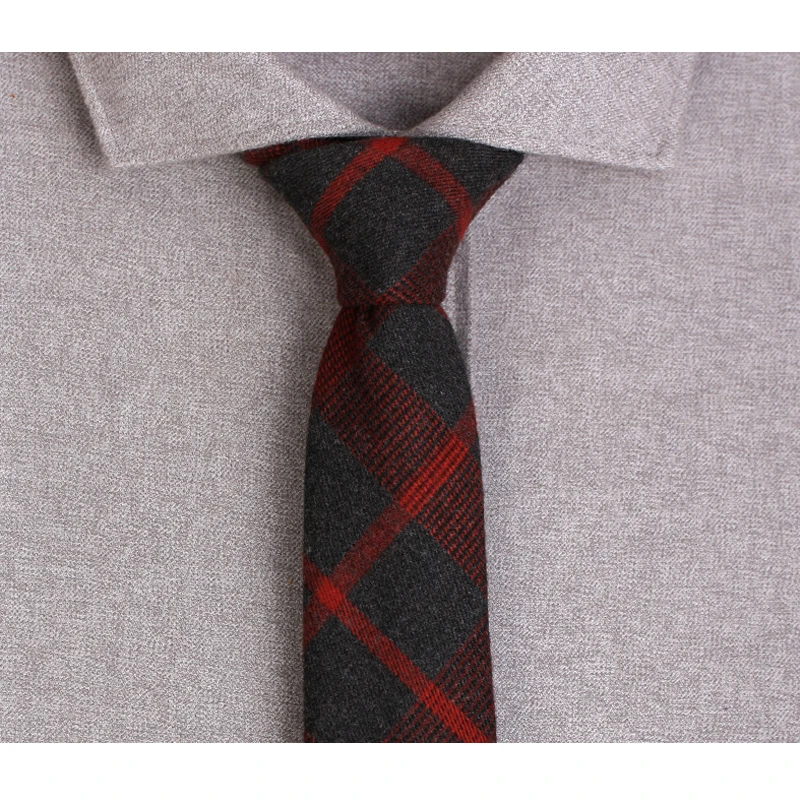 Brand New Mens di Stile Giapponese di Cotone Cravatta di Alta Qualità di Modo Formale Cravatte per Gli Uomini di Affari di Lavoro Cravatta Classica 6 CENTIMETRI plaid Cravatta