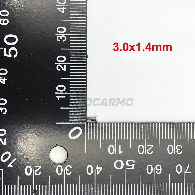 Aocarmo 100Pcs/Lot Replacement 1.4*3.0mm Inside Motherboard Frame Screw For Samsung Galaxy S3 S4 S5 S6 Edge S7 Note3 Note4 Note5 view 6