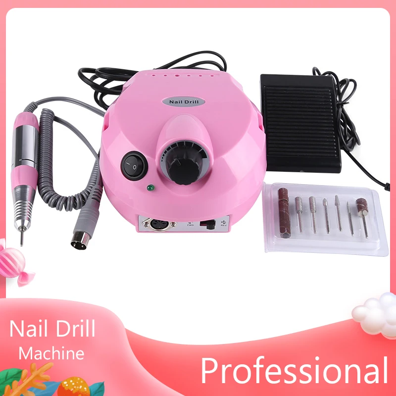 

Nail Drill Machine 35000RPM Electric Manicure Drills for Manicure Nail Gel Polisher With Bits Manicure Set Nail Art Tools