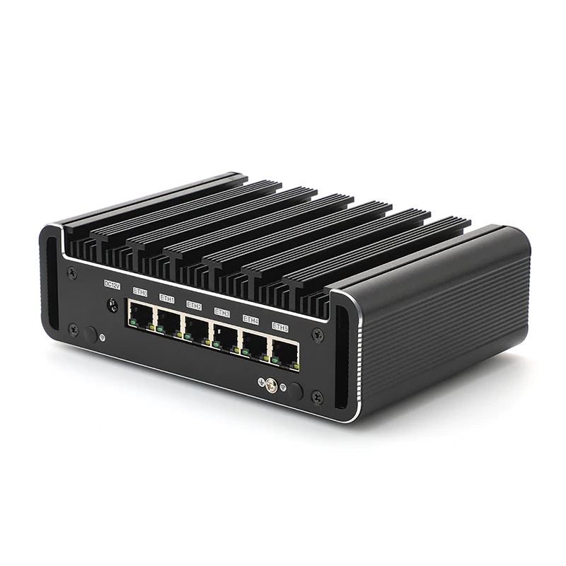 Fanless Mini Pc Intel Celeron 3965U 4415U Core I3 7I00U I5 7200U I7 7500U I211AT 6LAN RS232 4 * Usb firewall Pfsense Router AES-NI