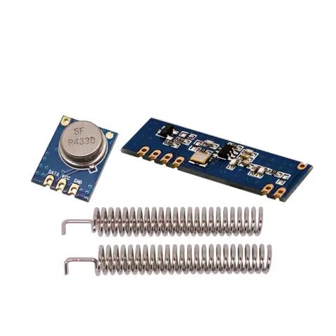 10pcs ASK module  TX module RX module SRX882 receiver+STX882 transmitter+Spring 433mhz Antenna CE   433MHz/315mhz rf Module