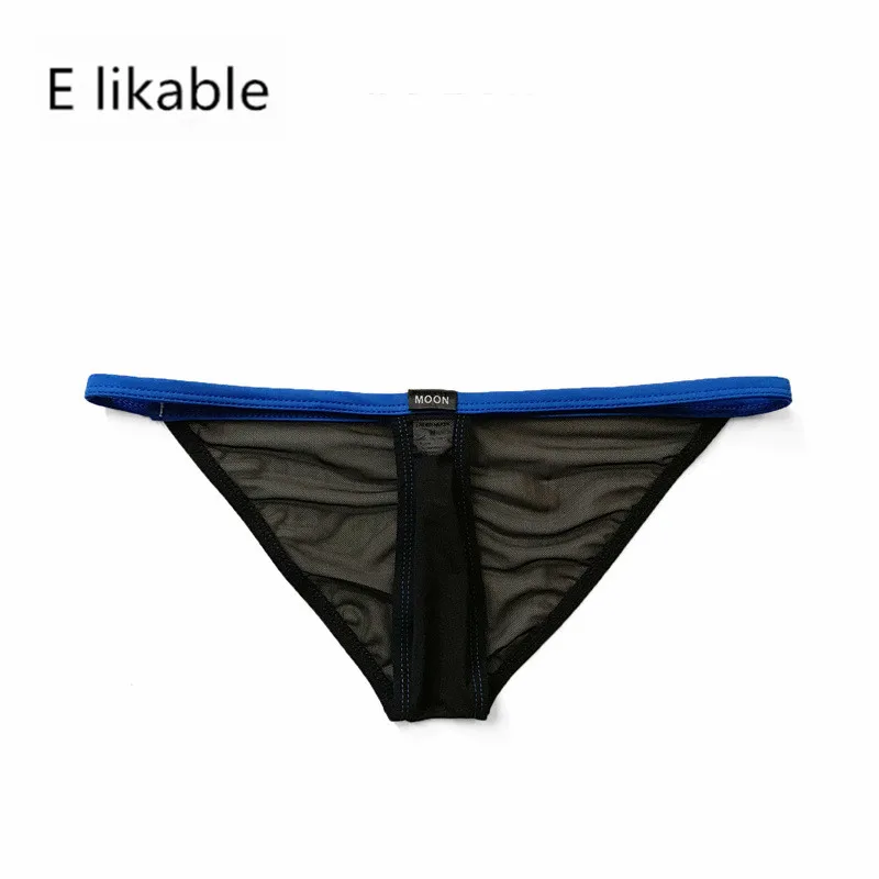 

E likable2021 summer new fashion men's underwear low waist sexy comfortable breathable solid color thin section briefs