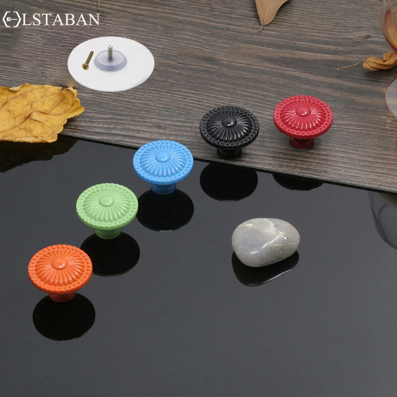 Modern And Simple Non-Perforated Paste Type Wardrobe Glass Windows Round Suction Cup Hook Door Handle Furniture Accessor