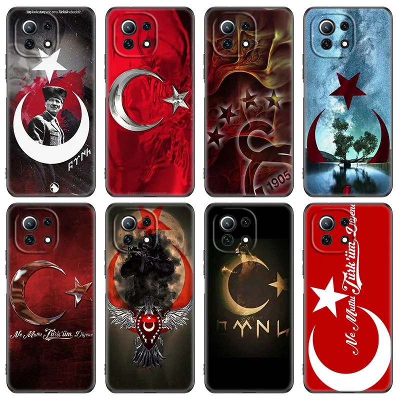 Republic Of Turkey Flag Phone Case For Xiaomi Mi POCO X3 NFC F3 GT M3 10T 11T 11X Pro 11i A2 11 Lite NE 5G CiVi Soft Black Cover