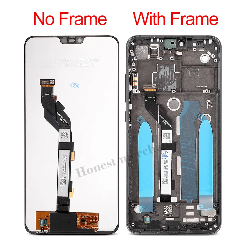 LCD Touch Screen Digitizer Assembly, Peças De Reposição De Tela, Xiaomi Mi 8 Lite, M1808D2TG, 6.26"