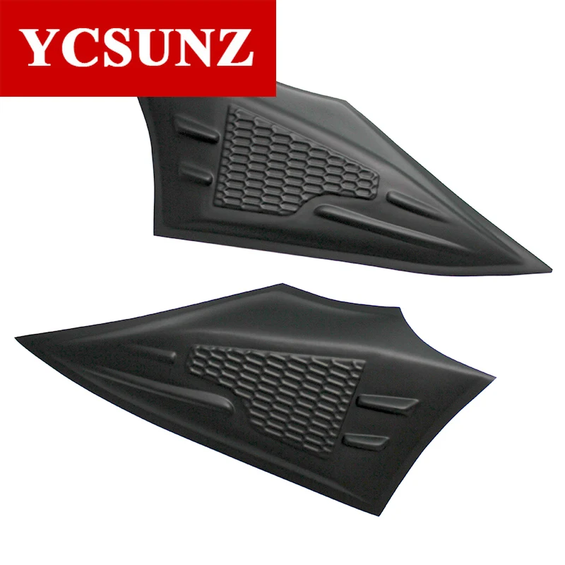 ABS car side vent bonnet scoop hood guard cover for toyota hilux revo rocco 2016 2017 2018 2019 2020 accessories