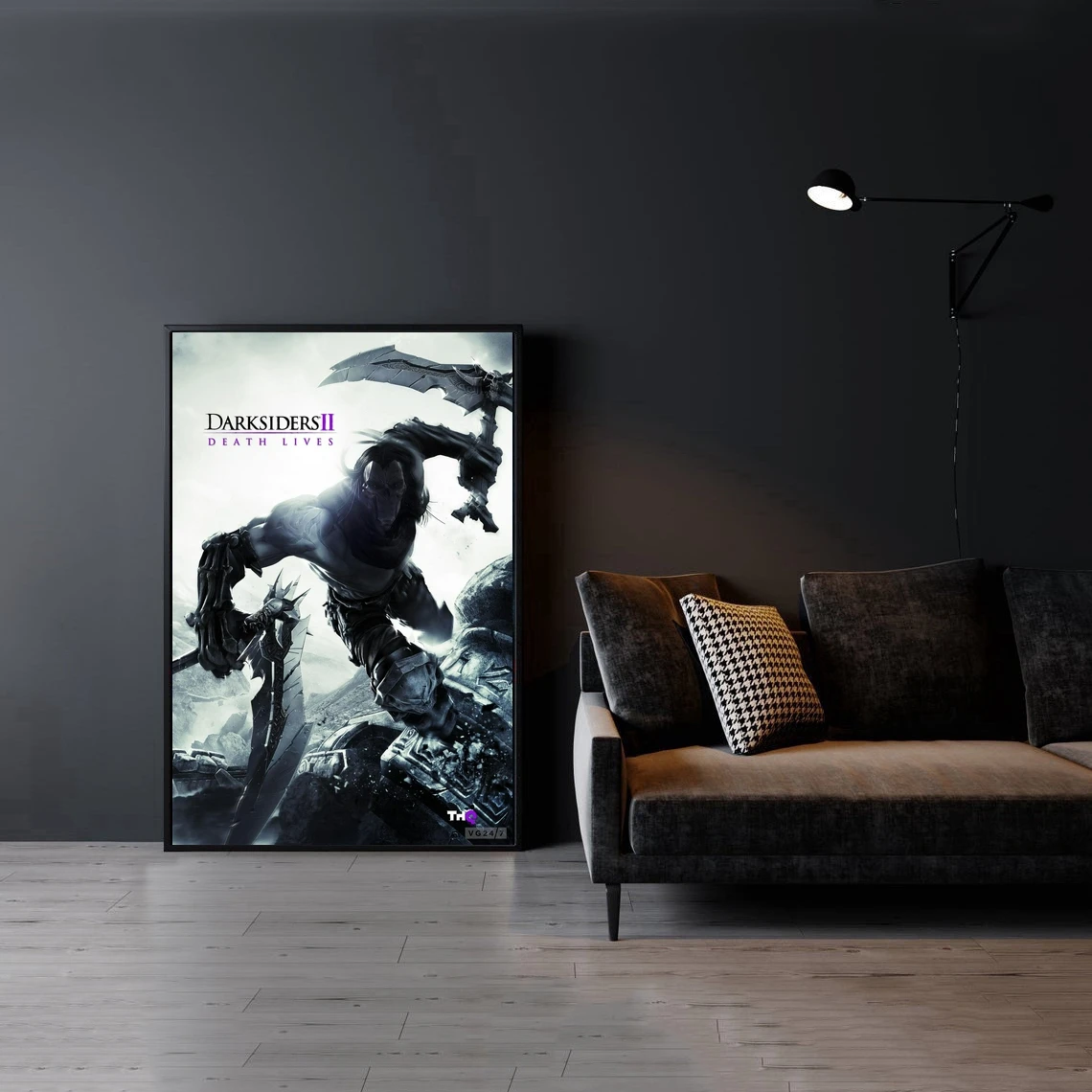 Darksiders II Death Lives Video Game Poster Canvas Print Home Wall Painting Decoration (No Frame)