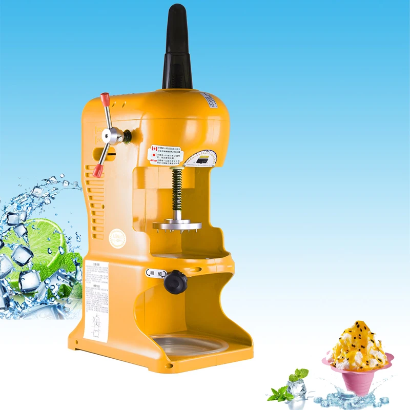 2025New Commercial Snowflake Shaved Ice Machine Snow Cone Ice Shaver Maker Machine Electric Ice Crusher Machine