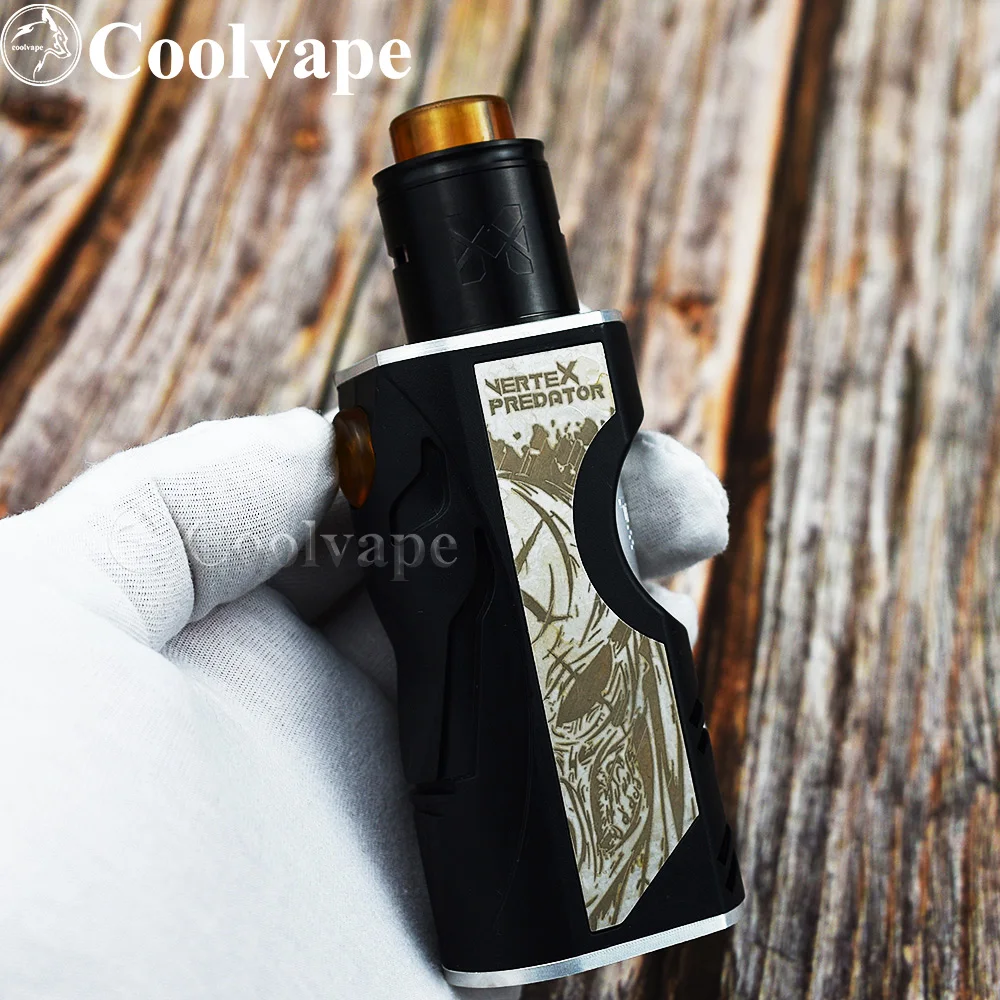 Coolvape vertex mod mesh v2 RDA 18650/20700 bateria de alumínio + pei/pom mod mecânico ajuste Perfil RDA Apocalypse rda