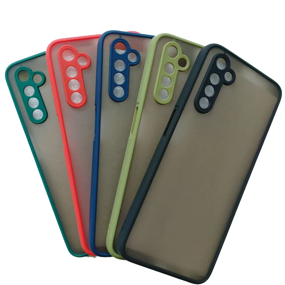 Чехол для Realme 6, противоударный чехол для телефона Realme 6s, задняя крышка RMX2001 RMX2002, чехол Realme Narzo, жесткая матовая защита