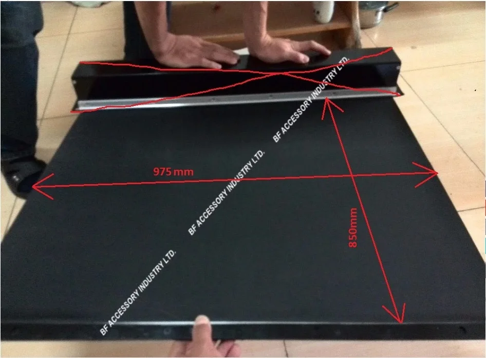 Replaced reinforced nylon fabric cloth for automatic pull-out rolling protection bellow, Width 975 mm x Length 850 mm