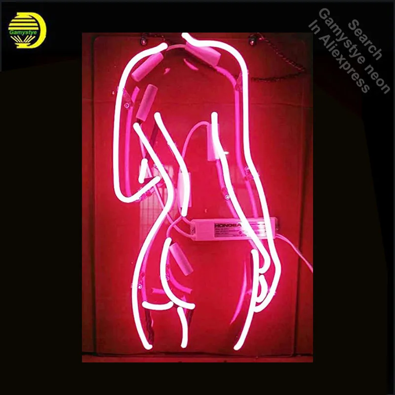 الزجاج الحقيقي ضوء النيون تسجيل المنزل البيرة بار حانة أضواء غرفة الترفيه سيدة الظهر الفتيات الجميلات تفعل ما تحب المشاعر الجيدة فقط #3