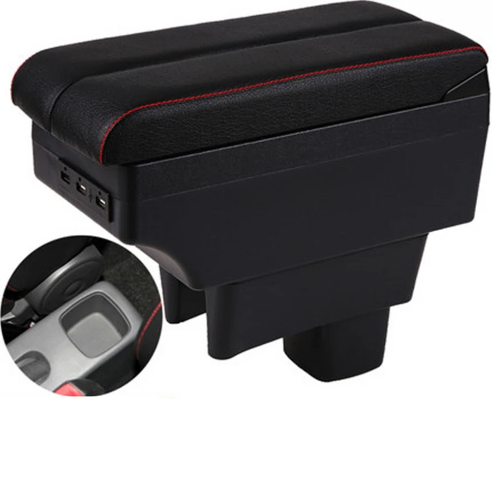 

For Suzuki Swift Armrest Box Arm Elbow Rest Center Console Storage with Phone Charging USB Interface Cup Holder