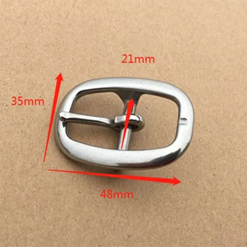 20 Pieces Stainless Steel Pin Buckle Leather Craft Buckle Halter Hardware Accessories 21mm