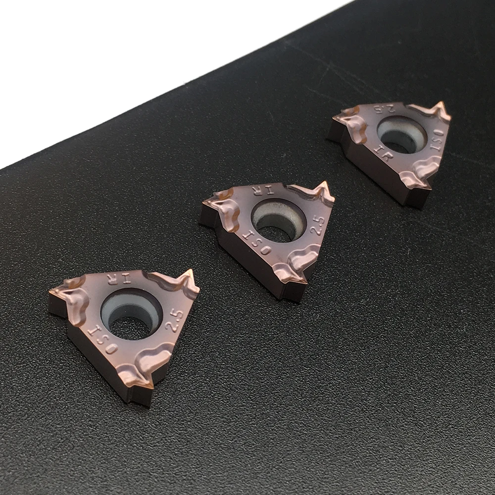 10PCS 16IR M 2.5 ISO FT1125 สแตนเลสและเหล็กชิ้นส่วนเครื่องกลึงสากลเครื่องมือ Toolholders เกลียวแทรก CNC