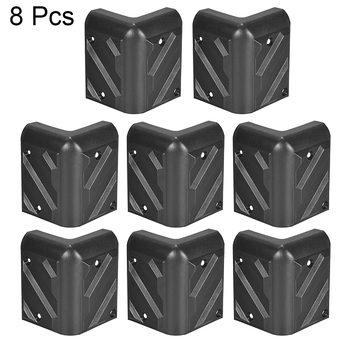Uxcell Speaker Corner Protectors Cabinet Edge Corner Speaker Stackable Guard Wrap Angle Case Protection 8pcs