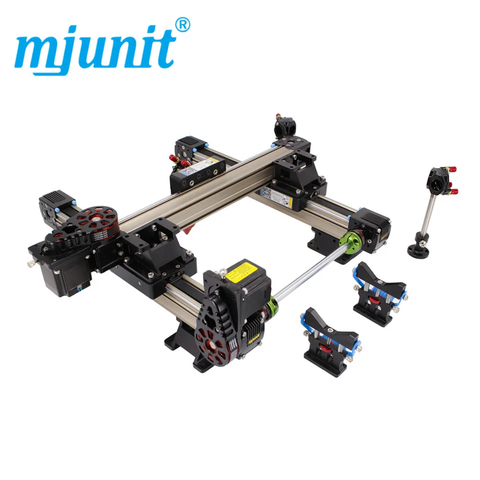 

mjunit synchronous belt slide linear module precision XY axis linear guide gantry, belt drive linear actuator for one head laser