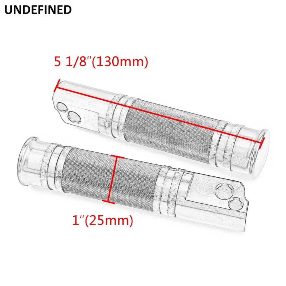 Estriberas delanteras y traseras para motocicleta, pedales moleteados para Harley Softail Fat Boy Street Bob Sport Glide 2018-2021