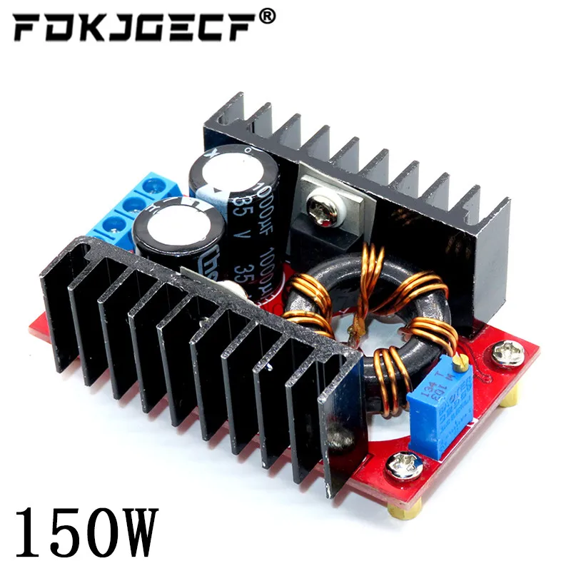 DC DC 150W Boost Converter / 9A 300W Step Down Buck Converter Power module DC 0-100V 10A Digital Voltmeter Ammeter Dual Display