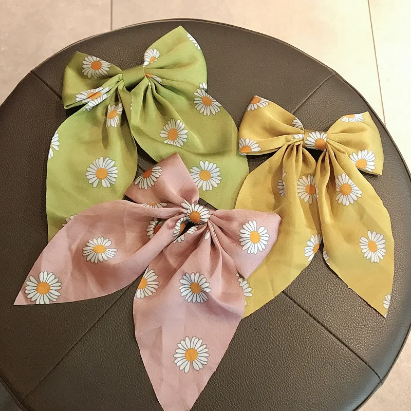 Multiple styles New fashion beautiful Cloth Sweet flowers Dot big bow hairpin Barrettes Women girls hair accessoriesr Headwear