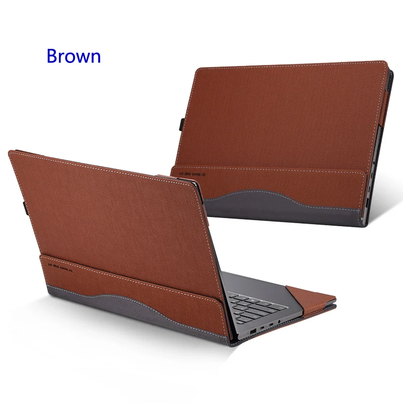 Imagem -03 - Capa Protetora para Notebook Lenovo Yoga Pro Luva Forro para Yoga C930 920 910 900 Unissex Patchwork Couro pu Presente