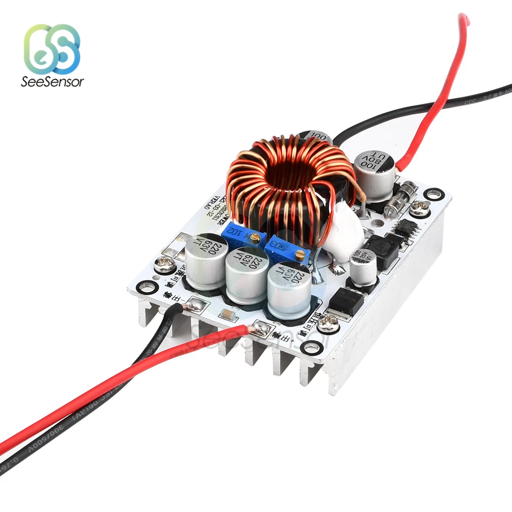 

DC-DC 10-70V to 5-58V 30W 180W Boost Buck Converter CC CV Power Supply Module Adjustable Step Up/Down Module Voltage Regulator