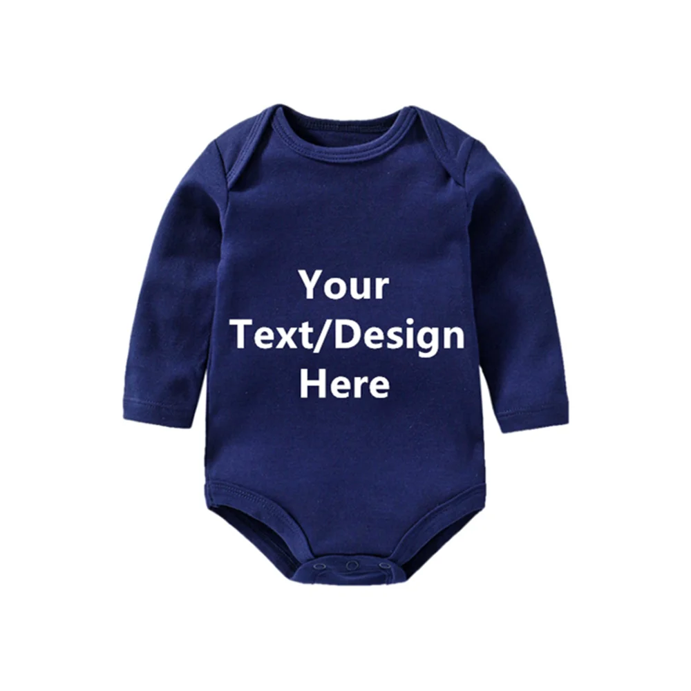 Custom Baby Bodysuit Personaliseren Met Uw Tekst Unisex Baby Kleding Gunst Geschenken Zwangerschap Aankondiging Lange Mouwen Bodysuit