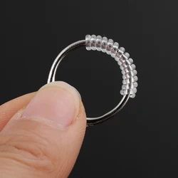 Ajusteur de taille de bague à haute élasticité, coquille transparente, garde dure, tendeur, beverer, pièces de bijoux invisibles, outils de redimensionnement, chaud