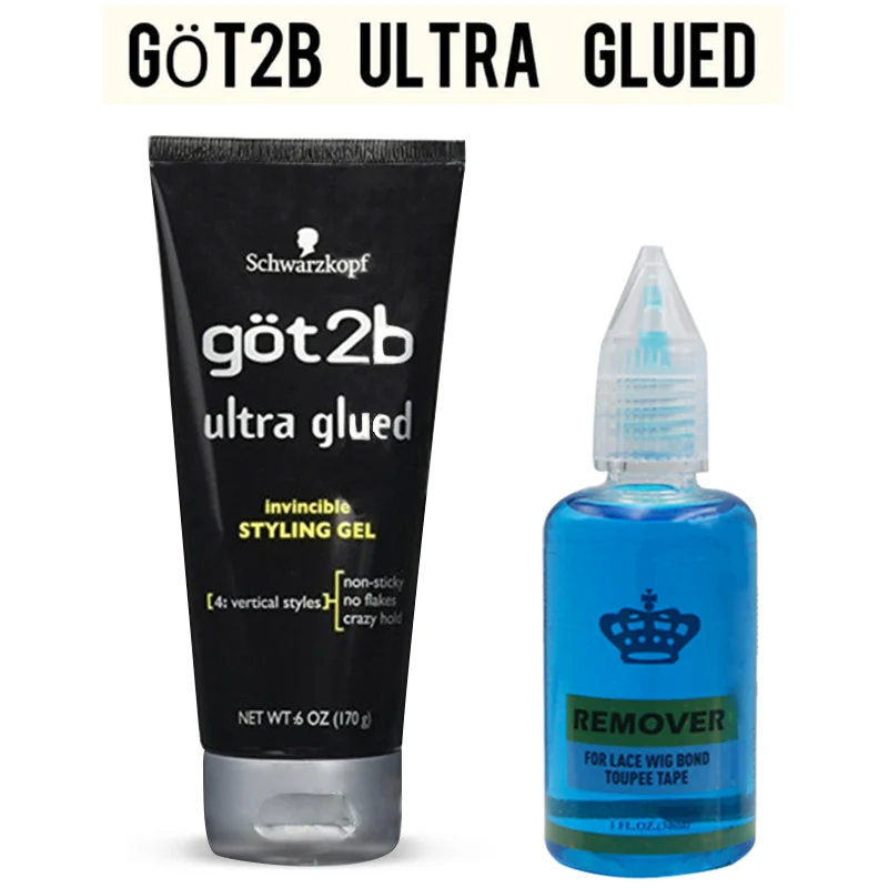 Got2b Gelijmd Spray Kreeg 2b Lijm Spray Menselijk Haar Styling Gel Onoverwinnelijk Styling Haar Gel Haar Lijm Voor Kant Pruik + Lijm Remover