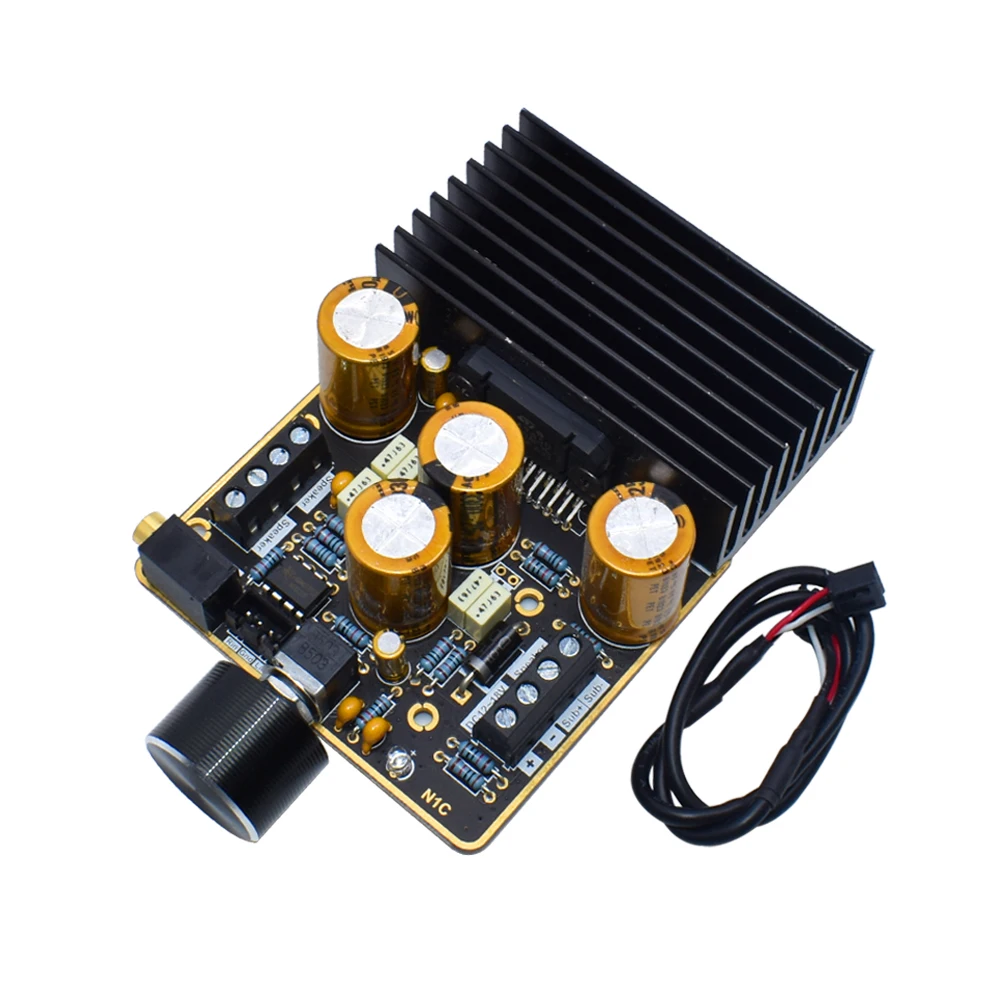 official TDA7850 Subwoofer Digital Amplifier Audio Board 2*80W+120W Stereo Class AB Amplificator For2-8 Ohm Speaker DC9-18V