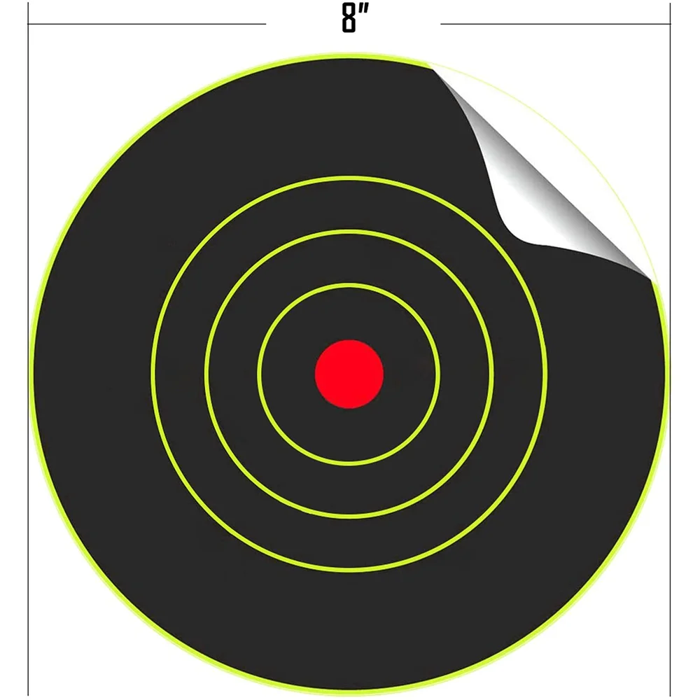 Imagem -02 - Chegada Nova Tiro Alvos Polegada Papel Autoadesivo para Splatter Reativo Alvos Adesivos 10 Pacote 2023