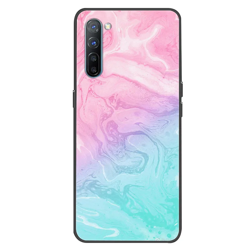 For OPPO Reno 3A Case marble Printed Soft Silicone Phone Cover For